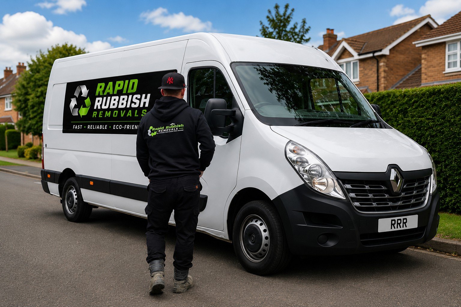 Rapid Rubbish Removals van / branding photo 1
